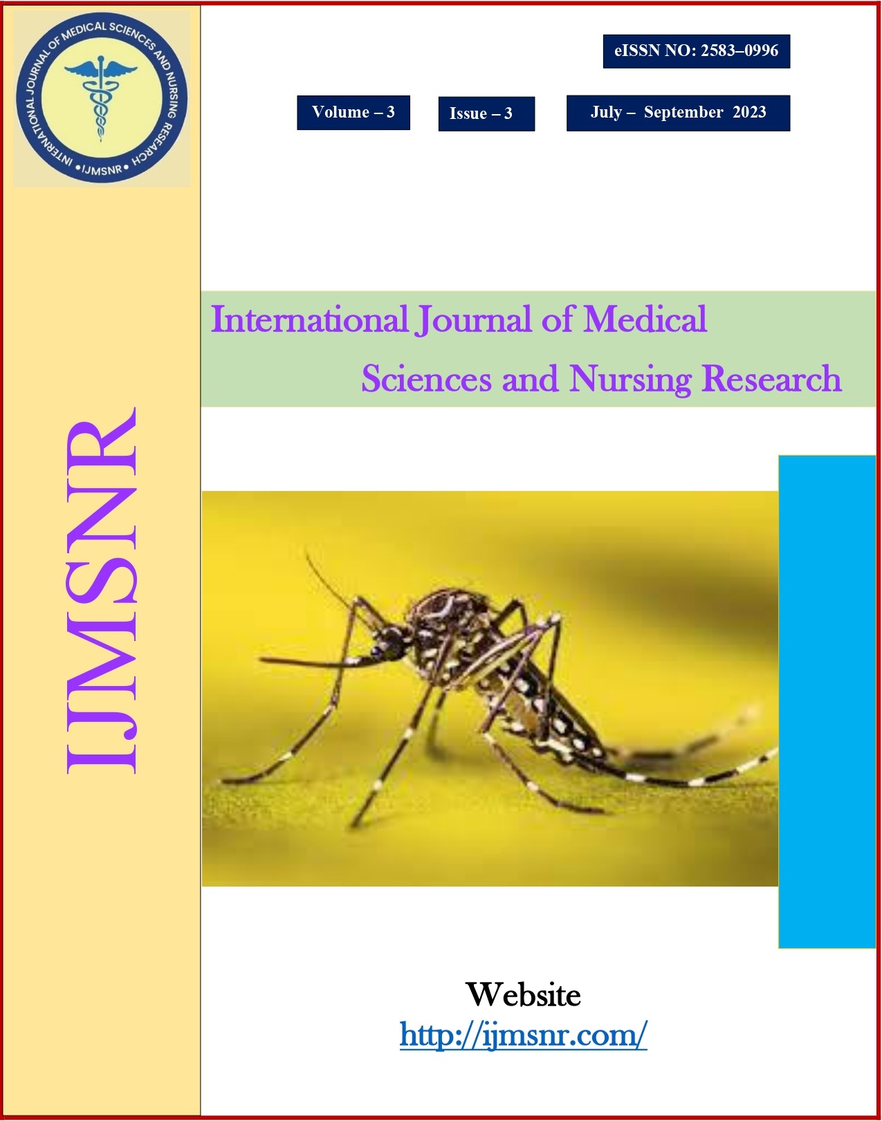 Volume 3 Issue 3 2023 International Journal Of Medical Sciences And